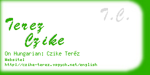 terez czike business card